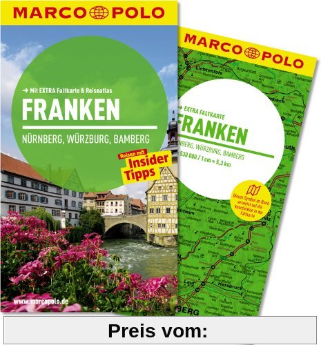 MARCO POLO Reiseführer Franken, Nürnberg, Würzburg, Bamberg: Mit EXTRA Faltkarte & Reiseatlas